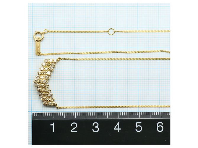 Autre Marque Collana in oro giallo 18K con diamante marrone D'oro - vista 5