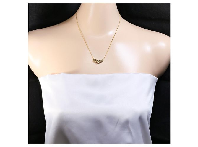 Autre Marque Collana in oro giallo 18K con diamante marrone D'oro - vista 6