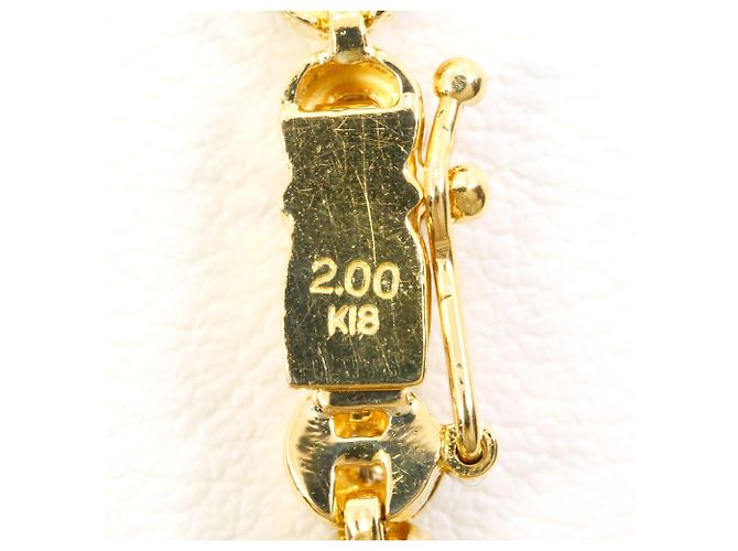 Autre Marque Bracciale con charm in oro giallo 18K con diamanti D'oro - vista 4