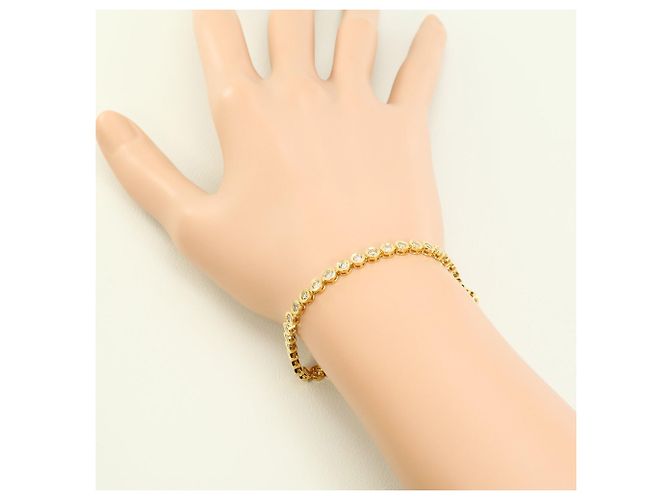 Autre Marque Bracciale con charm in oro giallo 18K con diamanti D'oro - vista 5
