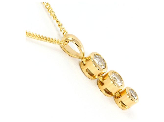 Autre Marque Collana in oro giallo 18K con diamante D'oro - vista 2