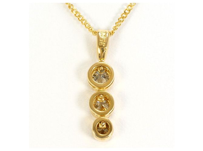 Autre Marque Collana in oro giallo 18K con diamante D'oro - vista 3