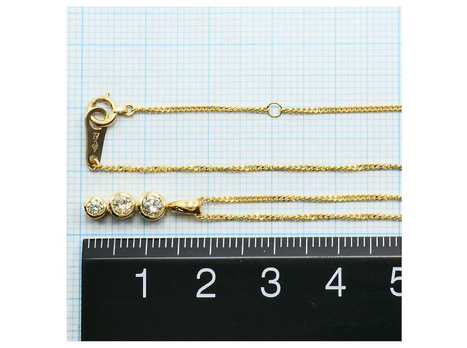 Autre Marque Collana in oro giallo 18K con diamante D'oro - vista 5