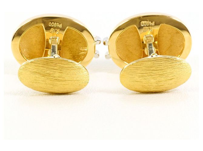 Autre Marque Gemelli in oro giallo 18K e platino D'oro - vista 4