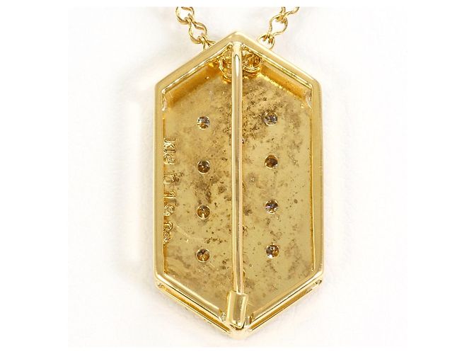 Autre Marque Collana in oro giallo 18K con diamante D'oro - vista 3