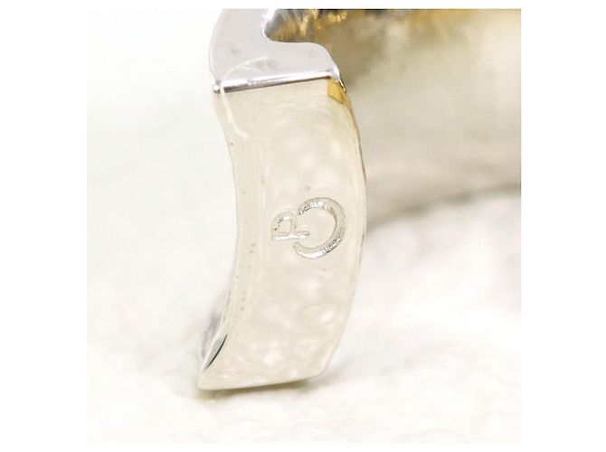 Autre Marque Orecchini a cerchio in oro giallo 18K e platino D'oro - vista 4