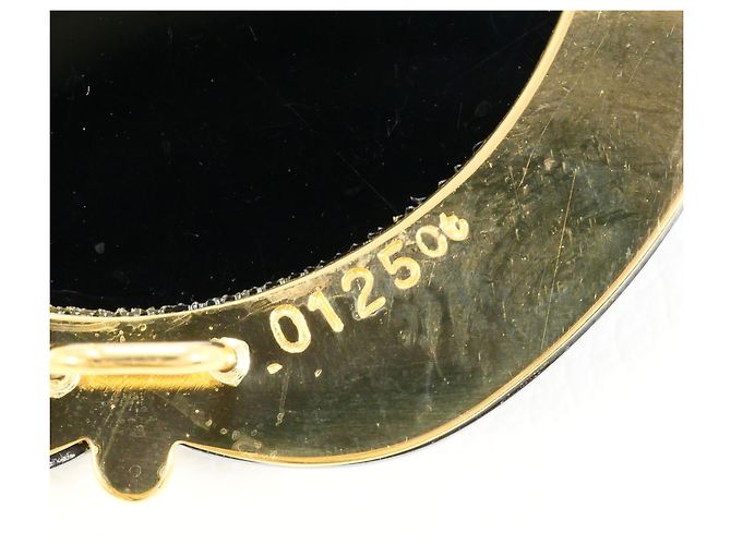 Autre Marque Collana in oro giallo 18K con diamante e onice D'oro - vista 4