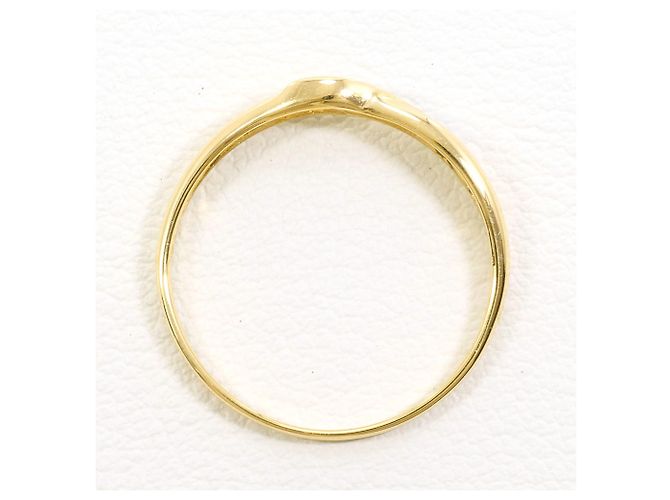 Autre Marque 18K Gelbgold-Ring mit Diamant Golden - Ansicht 2