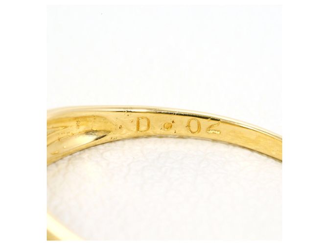 Autre Marque 18K Gelbgold-Ring mit Diamant Golden - Ansicht 5