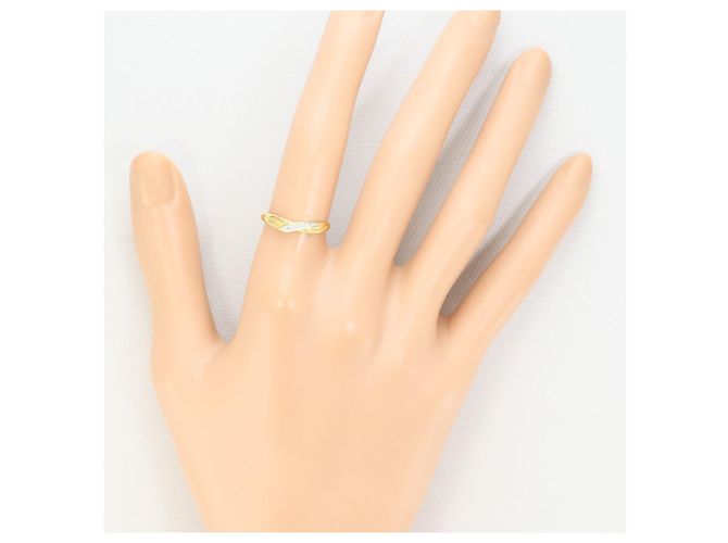 Autre Marque 18K Gelbgold-Ring mit Diamant Golden - Ansicht 6