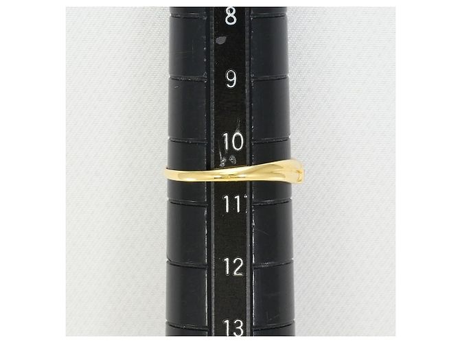 Autre Marque 18K Gelbgold-Ring mit Diamant Golden - Ansicht 7