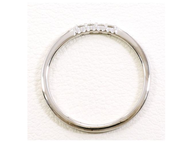 Autre Marque 18K Weißgold-Ring mit Diamant Golden - Ansicht 2