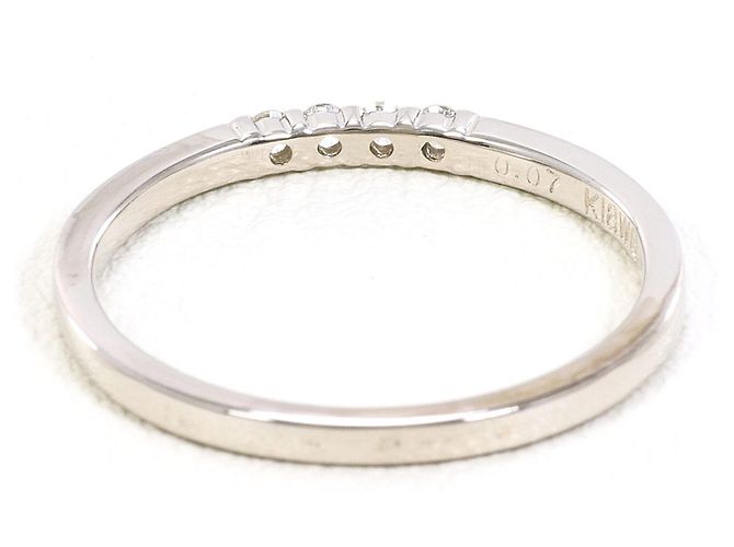 Autre Marque 18K Weißgold-Ring mit Diamant Golden - Ansicht 3