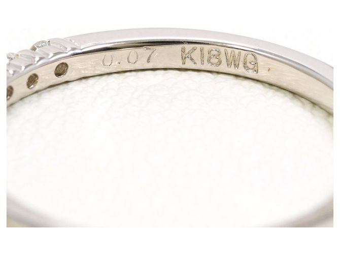 Autre Marque 18K Weißgold-Ring mit Diamant Golden - Ansicht 4