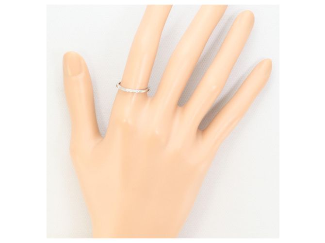 Autre Marque 18K Weißgold-Ring mit Diamant Golden - Ansicht 5