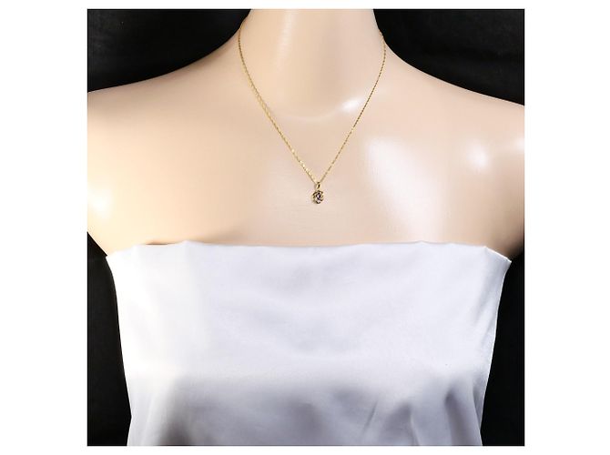 Autre Marque Collana in oro 18K con ametista e diamante D'oro - vista 5