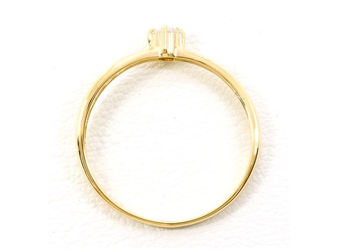 Autre Marque 18K Gelbgold-Ring mit Diamant Golden - Ansicht 2