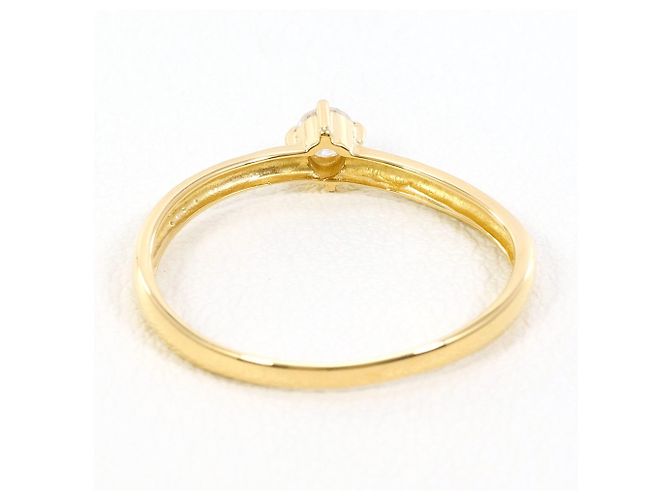 Autre Marque 18K Gelbgold-Ring mit Diamant Golden - Ansicht 3