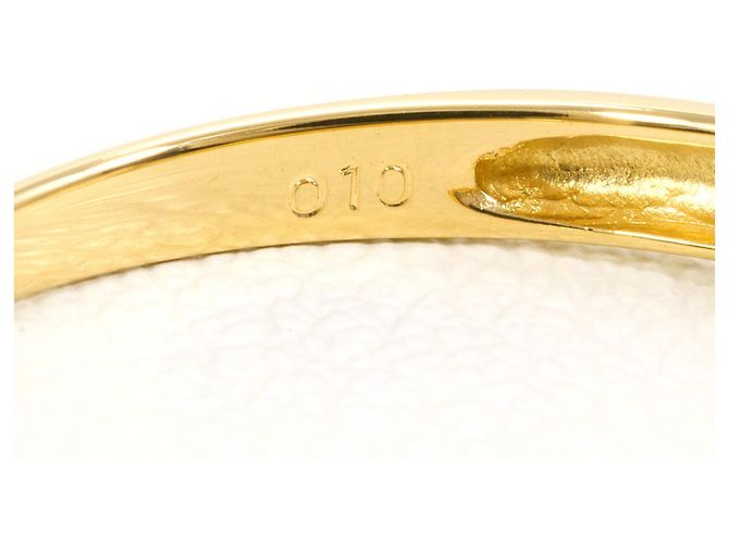 Autre Marque 18K Gelbgold-Ring mit Diamant Golden - Ansicht 5