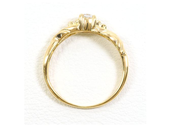 Autre Marque 18K Gelbgold-Ring mit Diamanten Golden - Ansicht 2