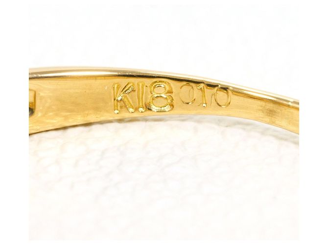 Autre Marque 18K Gelbgold-Ring mit Diamanten Golden - Ansicht 4