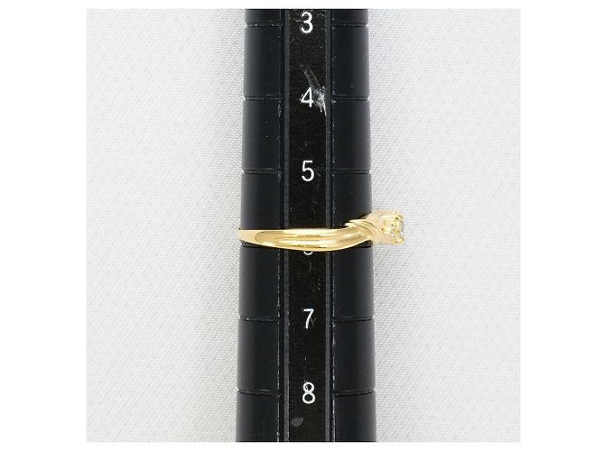 Autre Marque 18K Gelbgold-Ring mit Diamanten Golden - Ansicht 7