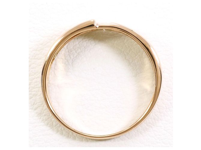 Autre Marque 18K Roségold-Ring mit Diamant Golden - Ansicht 2