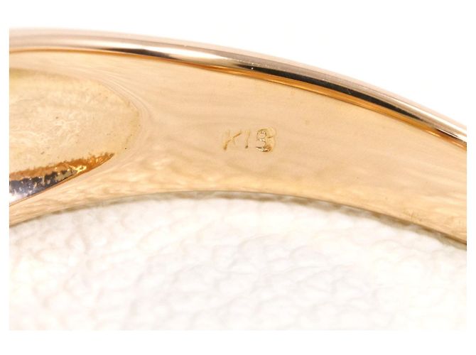 Autre Marque 18K Roségold-Ring mit Diamant Golden - Ansicht 4