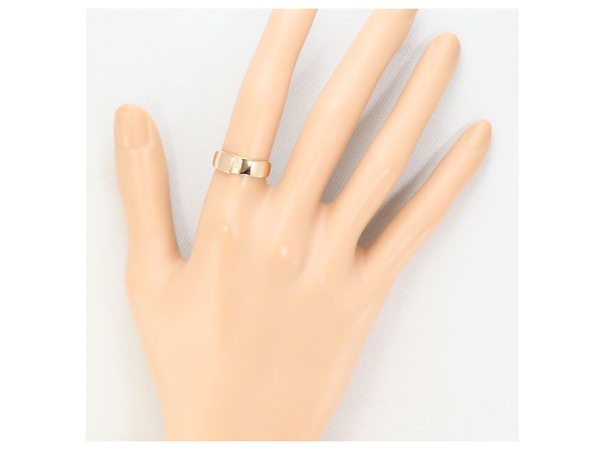Autre Marque 18K Roségold-Ring mit Diamant Golden - Ansicht 6