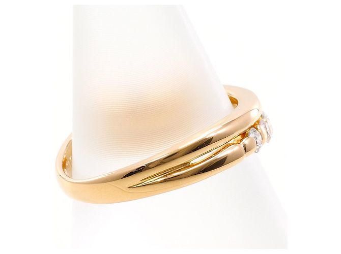 Autre Marque 18K Roségold Diamantring Golden - Ansicht 2