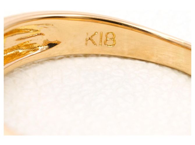 Autre Marque 18K Roségold Diamantring Golden - Ansicht 4