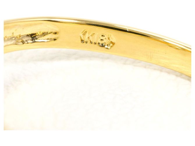 Autre Marque 18K Gelbgoldring mit Aquamarin Golden - Ansicht 4