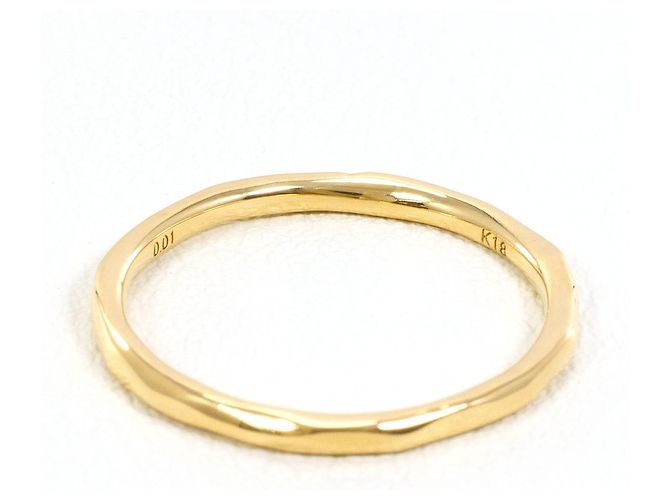 Autre Marque 18K Gelbgold-Ring mit Diamant Golden - Ansicht 3
