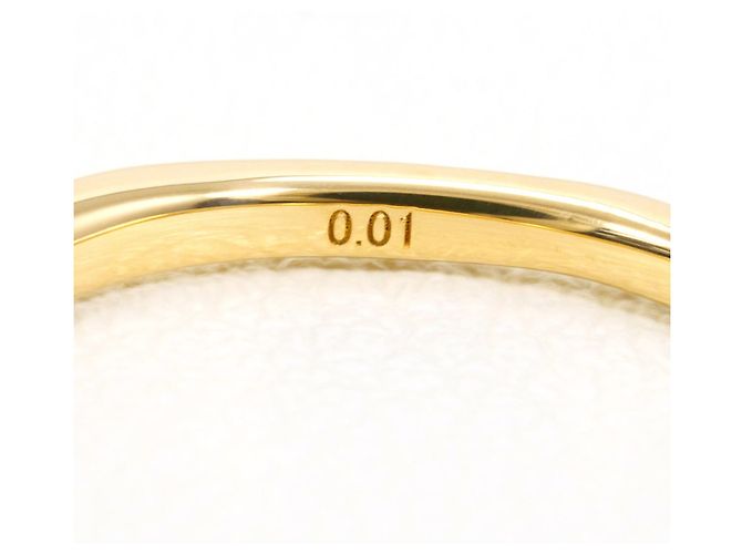 Autre Marque 18K Gelbgold-Ring mit Diamant Golden - Ansicht 4