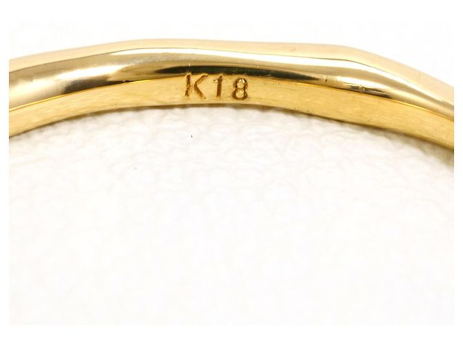 Autre Marque 18K Gelbgold-Ring mit Diamant Golden - Ansicht 5
