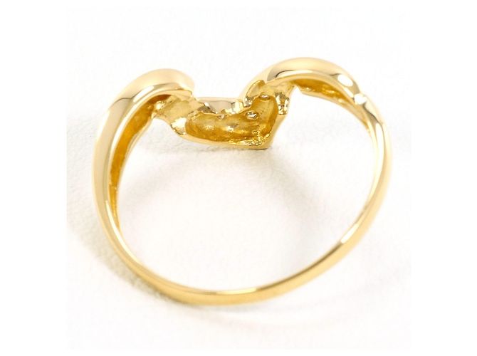Autre Marque 18K Gelbgold-Ring mit Diamant Golden - Ansicht 3