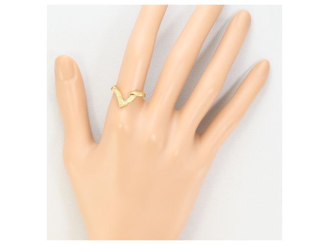 Autre Marque 18K Gelbgold-Ring mit Diamant Golden - Ansicht 6