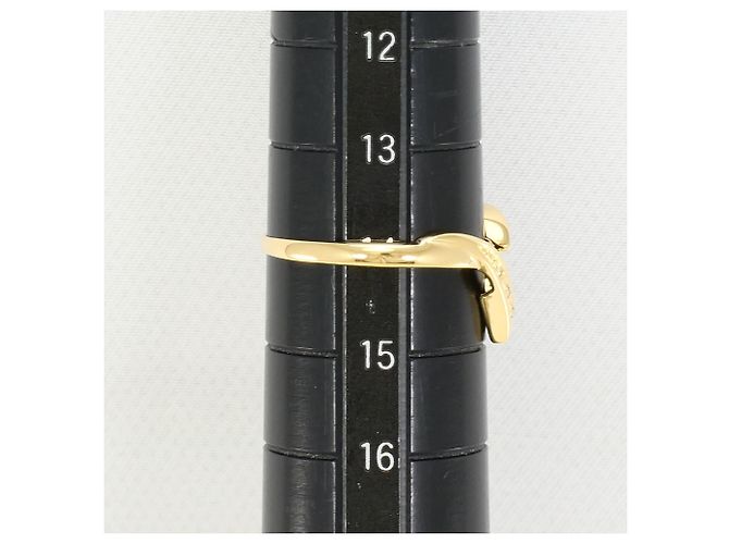 Autre Marque 18K Gelbgold-Ring mit Diamant Golden - Ansicht 7