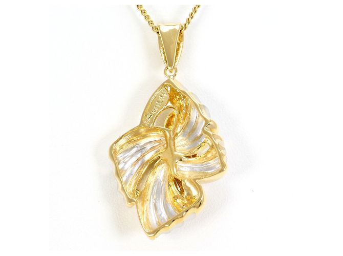 Autre Marque Collana in diamanti in oro giallo 18K e platino D'oro - vista 3