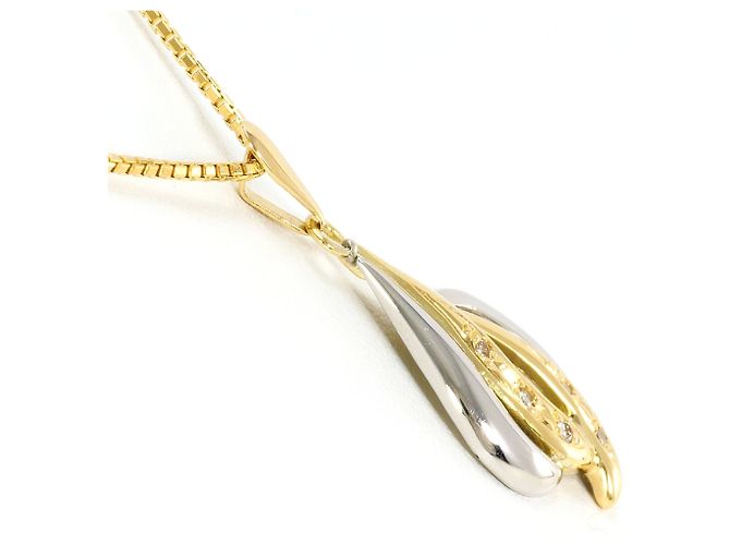 Autre Marque Collana in platino PT850 e oro giallo 18K D'oro - vista 2