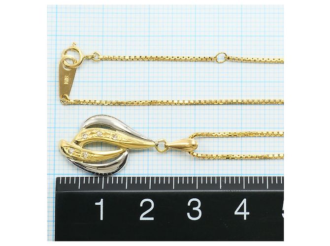 Autre Marque Collana in platino PT850 e oro giallo 18K D'oro - vista 5