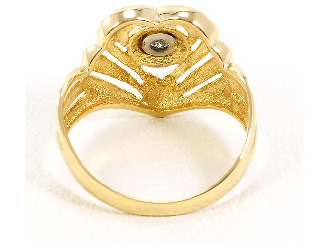 Autre Marque Anel de banda em platina PT900 e ouro amarelo 18K Dourado - vista 3