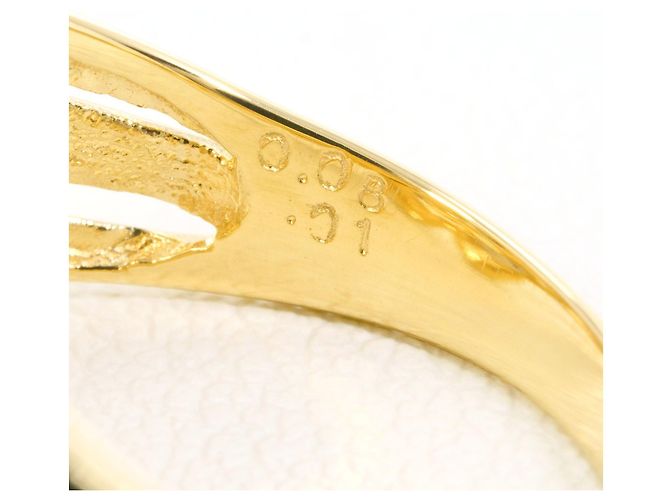 Autre Marque Anel de banda em platina PT900 e ouro amarelo 18K Dourado - vista 5