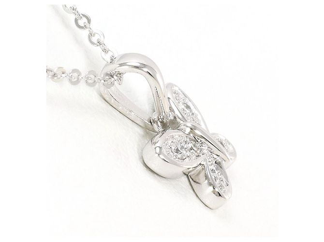 Autre Marque 18K Weißgoldkette mit Diamant Golden - Ansicht 2
