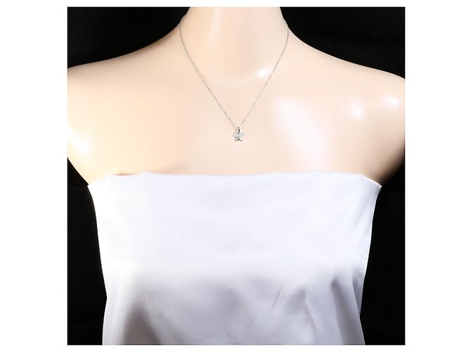 Autre Marque 18K Weißgoldkette mit Diamant Golden - Ansicht 5