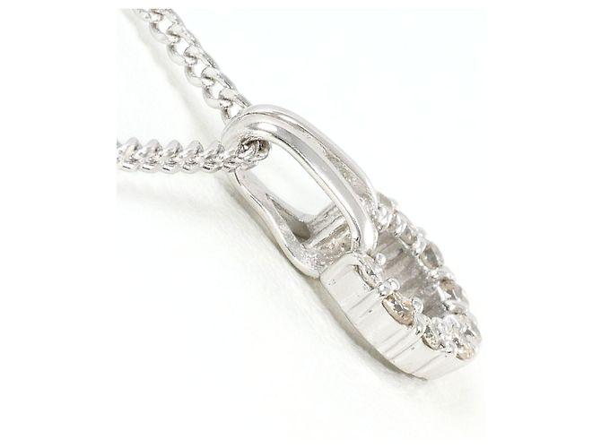 Autre Marque Collana in diamanti in oro bianco 18K e platino D'oro - vista 2