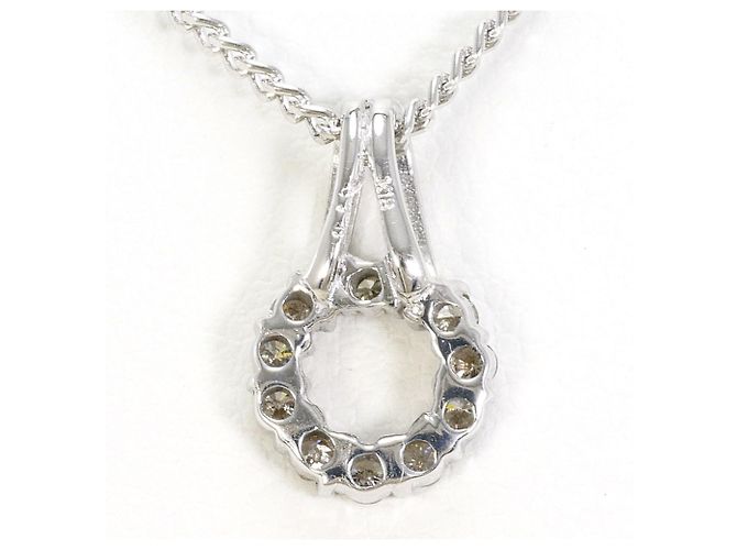 Autre Marque Collana in diamanti in oro bianco 18K e platino D'oro - vista 3