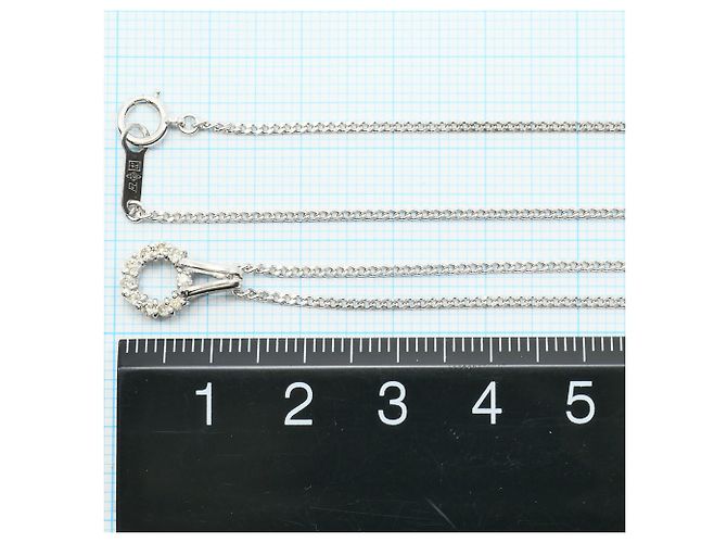 Autre Marque Collana in diamanti in oro bianco 18K e platino D'oro - vista 4