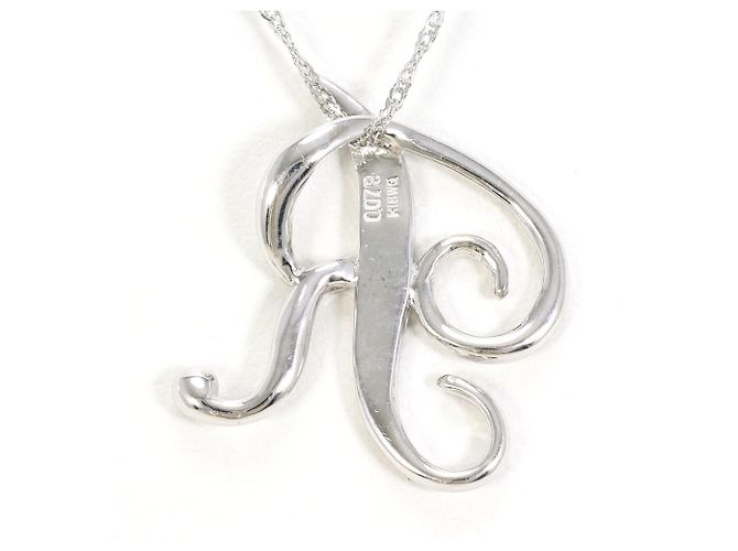 Autre Marque Collana in oro bianco 14K/18K con diamanti - vista 3