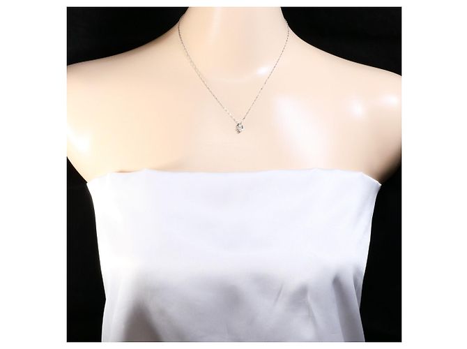 Autre Marque 18K Weißgoldkette mit Diamant Golden - Ansicht 5